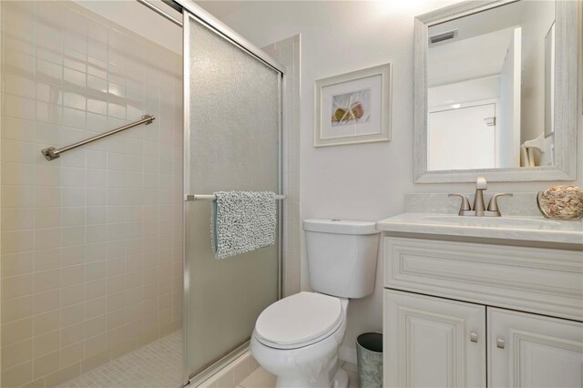 609 Deerwood Ave, Englewood, FL 34223 - full bathroom with vanity and a shower stall