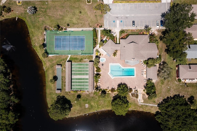 609 Deerwood Ave, Englewood, FL 34223 - aerial view of a nearby body of water