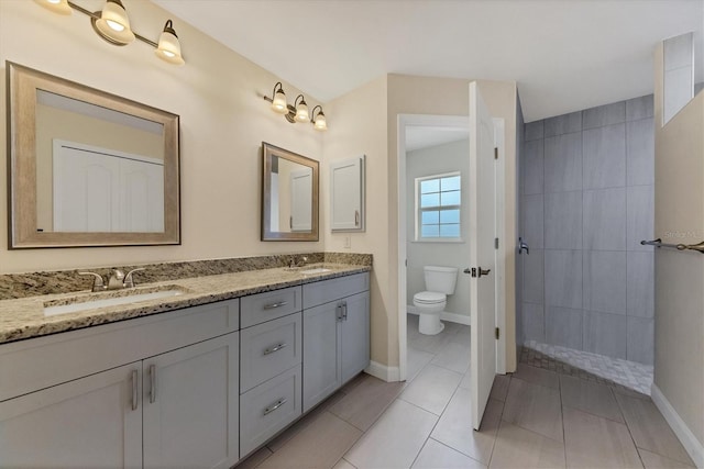 5781 Elton Rd, Venice, FL 34293 - full bath featuring double vanity and a walk in shower