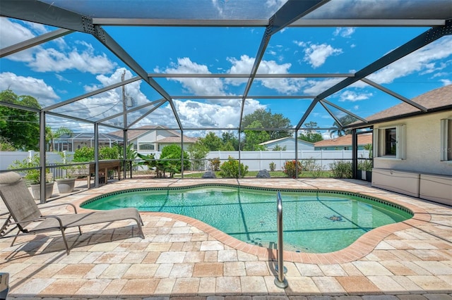 7218 Darlington St, Englewood, FL 34224 - view of pool featuring a patio and a lanai