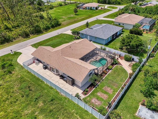 7218 Darlington St, Englewood, FL 34224 - aerial view of property and surrounding area featuring a pool