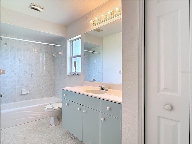 104 Mark Twain Ln, Rotonda West, FL 33947 - bathroom with  shower combination and vanity