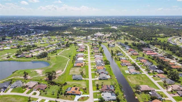 104 Mark Twain Ln, Rotonda West, FL 33947 - aerial view of property's location with nearby suburban area