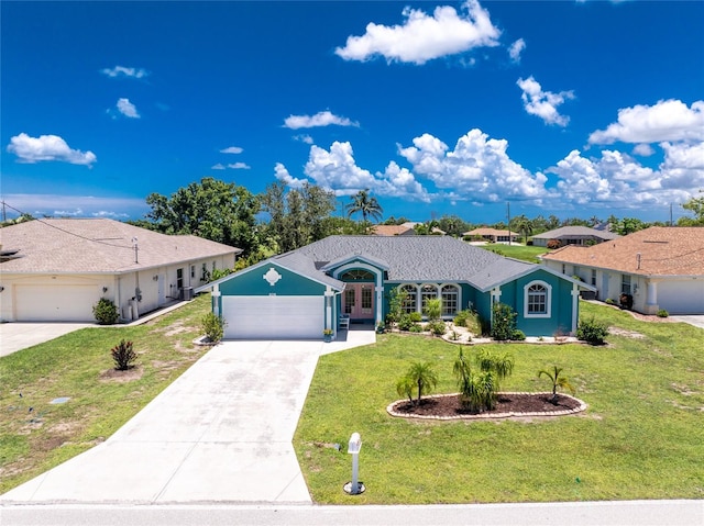 926 Boundary Blvd, Rotonda West, FL 33947 - ranch-style house featuring a garage, driveway, and a front yard