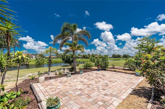 926 Boundary Blvd, Rotonda West, FL 33947 - view of patio featuring a water view