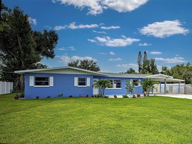 1295 S Maryknoll Rd, Englewood, FL 34223 - ranch-style home featuring an attached carport and driveway