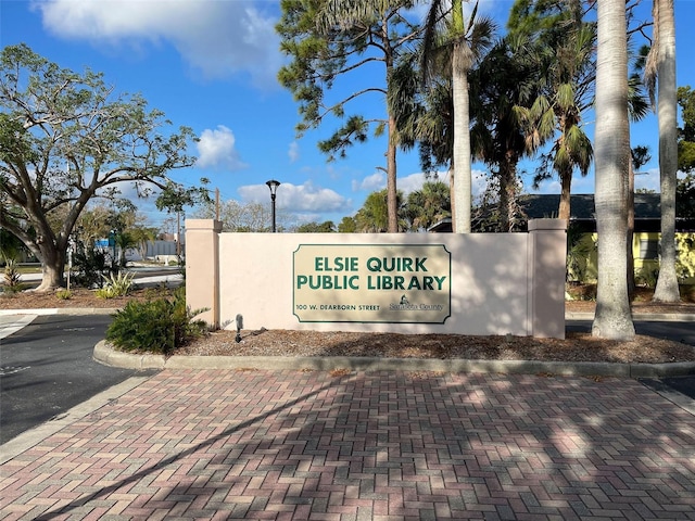 1295 S Maryknoll Rd, Englewood, FL 34223 - view of community sign
