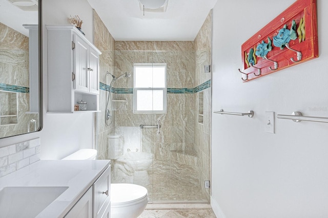 1030 Haste Ln, Englewood, FL 34223 - bathroom with a shower stall and vanity