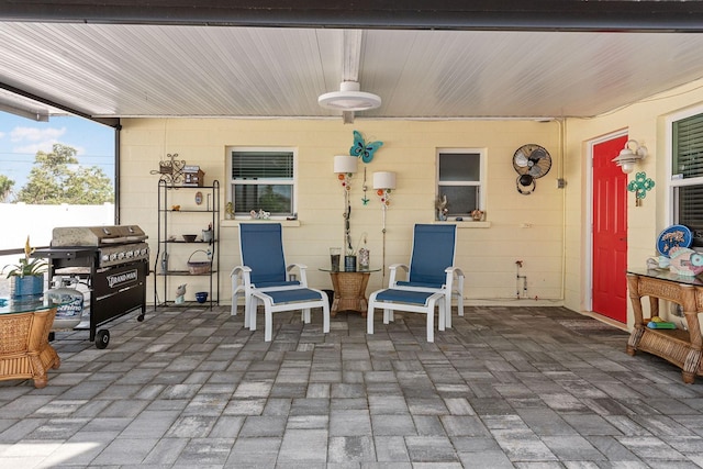 1030 Haste Ln, Englewood, FL 34223 - view of patio featuring grilling area