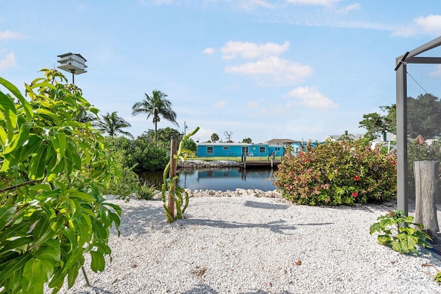 1030 Haste Ln, Englewood, FL 34223 - view of yard with a water view