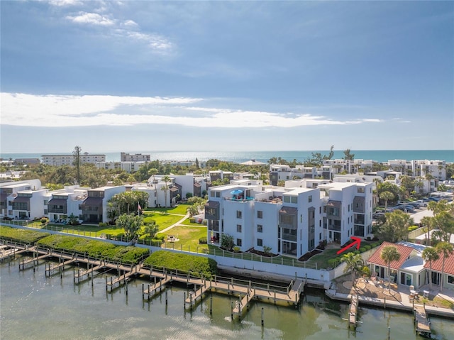 2955 N Beach Rd Unit A411, Englewood, FL 34223 - drone / aerial view of a large body of water