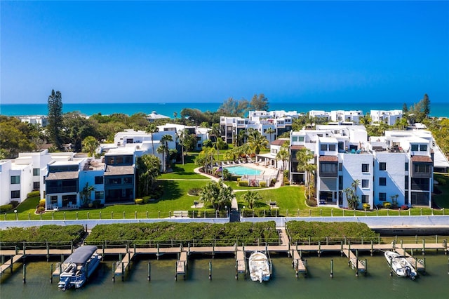 2955 N Beach Rd Unit A411, Englewood, FL 34223 - bird's eye view of a large body of water