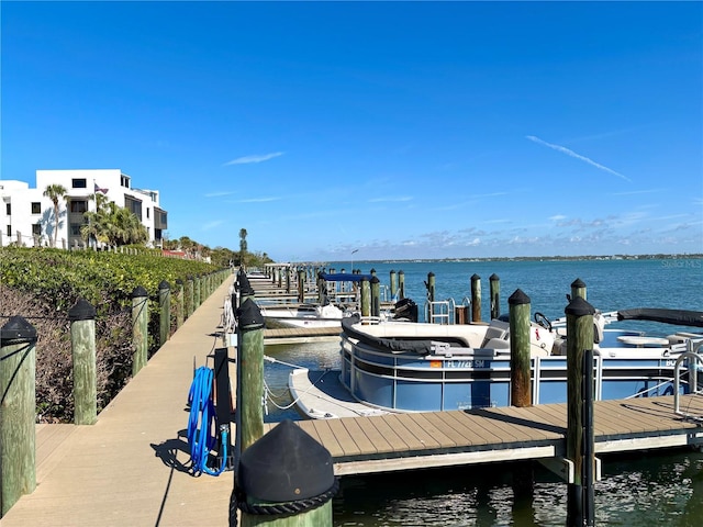 2955 N Beach Rd Unit A411, Englewood, FL 34223 - dock area with a water view