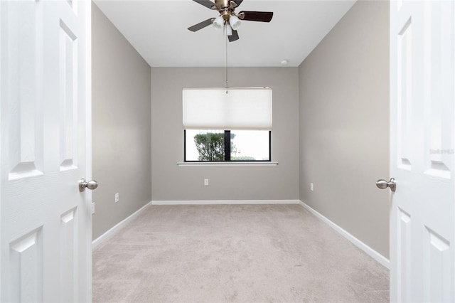 1530 Hyssop Loop, North Port, FL 34289 - unfurnished room featuring light carpet and ceiling fan