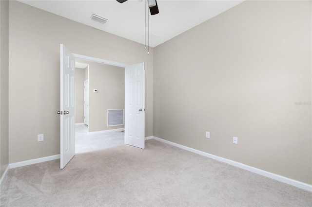 1530 Hyssop Loop, North Port, FL 34289 - empty room featuring ceiling fan and light colored carpet