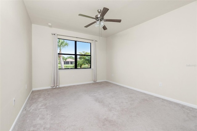 1530 Hyssop Loop, North Port, FL 34289 - spare room featuring carpet flooring and a ceiling fan
