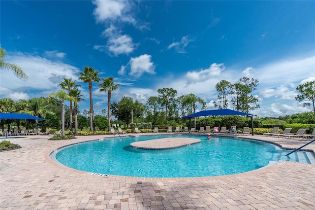 1530 Hyssop Loop, North Port, FL 34289 - community pool with a patio