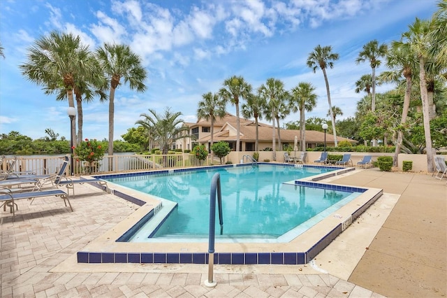 2004 Longpointe Cir Unit E2, Venice, FL 34293 - community pool featuring a patio area