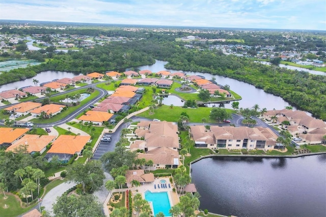 2004 Longpointe Cir Unit E2, Venice, FL 34293 - aerial view of property and surrounding area with nearby suburban area
