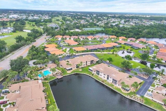 2004 Longpointe Cir Unit E2, Venice, FL 34293 - aerial view of property's location with a nearby body of water and nearby suburban area