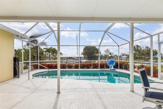 141 Baldwin Ct SE, Port Charlotte, FL 33952 - outdoor pool with a patio and a lanai