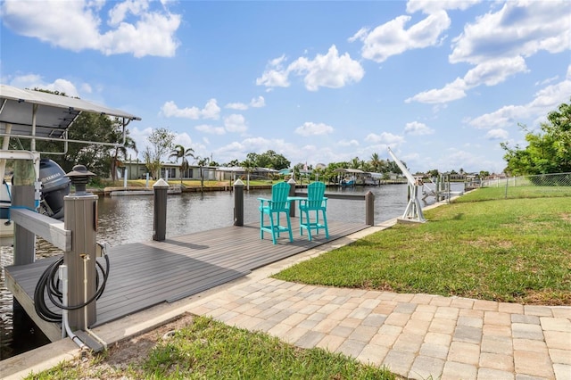 141 Baldwin Ct SE, Port Charlotte, FL 33952 - dock with a water view
