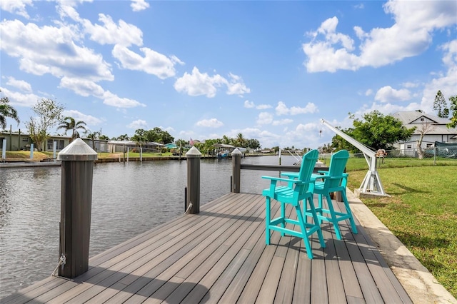 141 Baldwin Ct SE, Port Charlotte, FL 33952 - dock with a water view