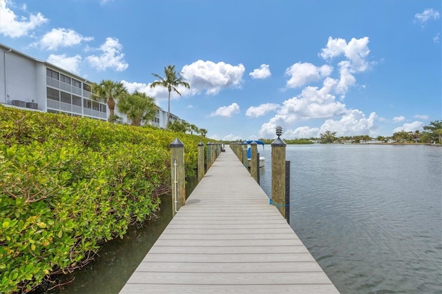 1401 S Mccall Rd Unit 205B, Englewood, FL 34223 - dock area with a water view