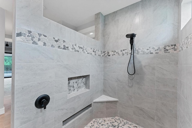 14089 Wenzel Ave, Port Charlotte, FL 33981 - full bathroom with a tile shower