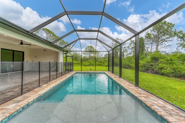 14089 Wenzel Ave, Port Charlotte, FL 33981 - outdoor pool with a lawn and a patio