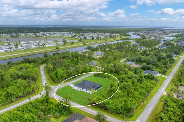 14089 Wenzel Ave, Port Charlotte, FL 33981 - drone / aerial view of a large body of water