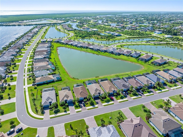 14756 Ponce De Leon Trl, Port Charlotte, FL 33981 - aerial perspective of suburban area featuring a large body of water