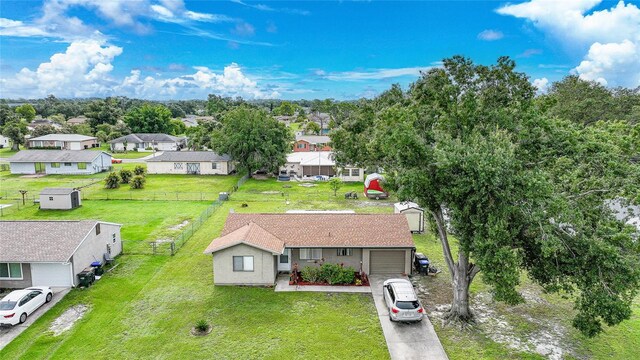 7580 Hanchey St, North Port, FL 34287 - aerial perspective of suburban area