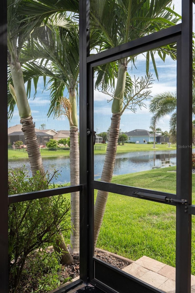 1131 Rotonda Cir, Rotonda West, FL 33947 - water view with nearby suburban area