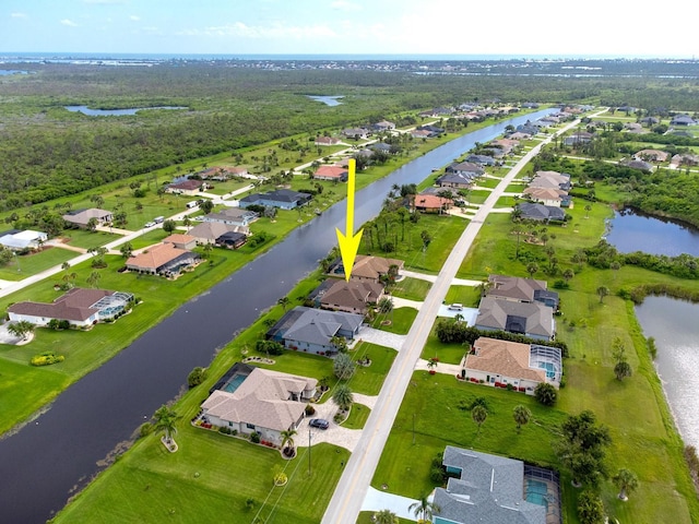 1131 Rotonda Cir, Rotonda West, FL 33947 - aerial view of property and surrounding area featuring nearby suburban area