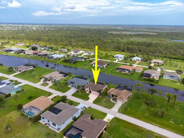 1131 Rotonda Cir, Rotonda West, FL 33947 - view of property location with nearby suburban area and a large body of water