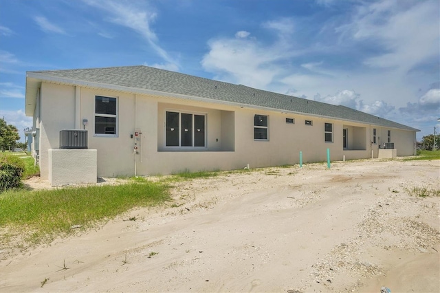 234 Boundary Blvd Unit 3, Rotonda West, FL 33947 - back of house featuring stucco siding and a shingled roof