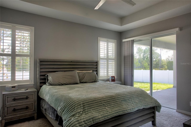 22156 Deborah Ave, Port Charlotte, FL 33954 - bedroom featuring carpet flooring and access to outside