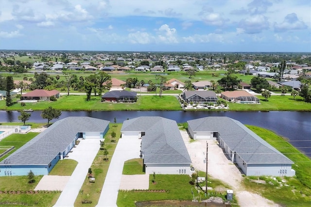 236 Boundary Blvd, Rotonda West, FL 33947 - aerial perspective of suburban area with a nearby body of water