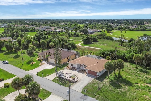 102 Marker Rd, Rotonda West, FL 33947 - aerial perspective of suburban area featuring a golf club
