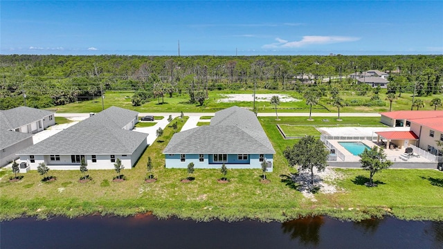 238 Boundary Blvd Unit 3, Rotonda West, FL 33947 - aerial view of property and surrounding area with a forest