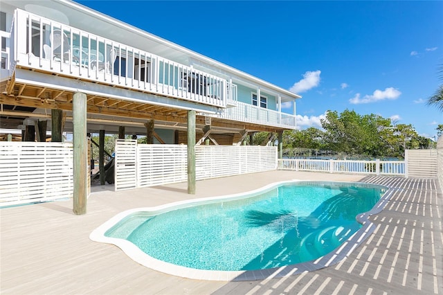 100 S Gulf Blvd, Placida, FL 33946 - view of pool featuring a patio area and a deck