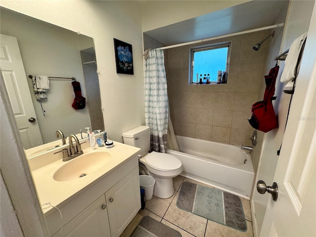 26591 Fairway Dr Unit A & B, Punta Gorda, FL 33982 - full bathroom with vanity, shower / bath combo, and tile patterned flooring