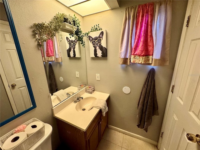 26591 Fairway Dr Unit A & B, Punta Gorda, FL 33982 - half bath with tile patterned flooring and vanity