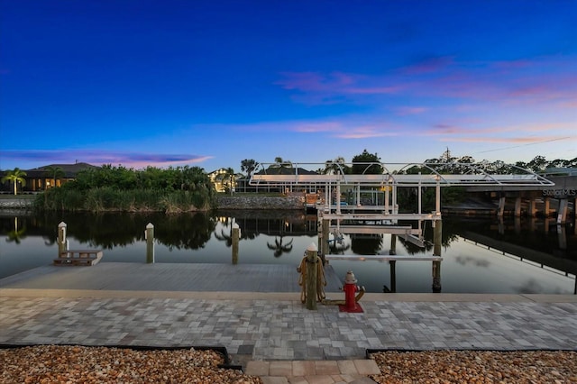 15044 San Domingo Blvd, Port Charlotte, FL 33981 - dock with a water view and boat lift