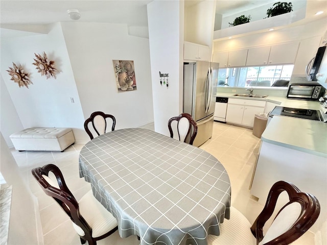 11644 SW Egret Cir Unit 905, Lake Suzy, FL 34269 - dining space with light tile patterned flooring