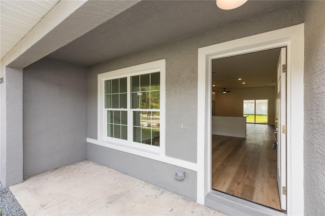 view of entrance to property