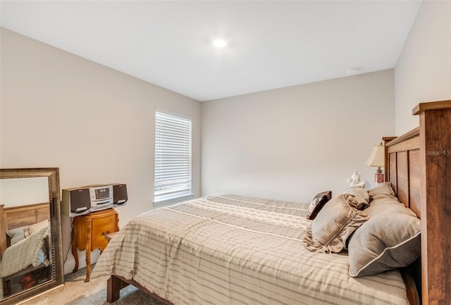 bedroom featuring carpet floors