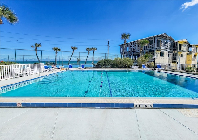 view of pool