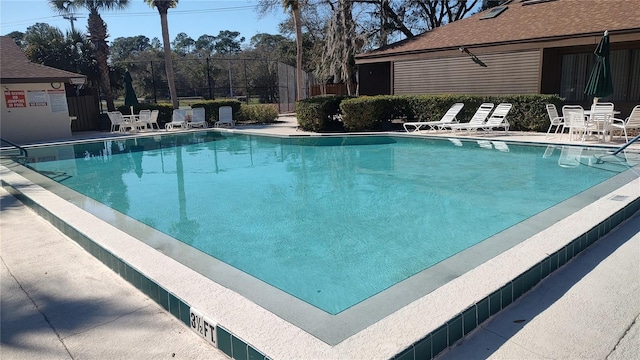 view of pool